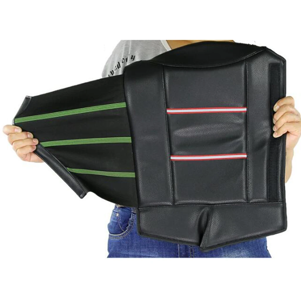 Motorcycle Long Leather Knee Pads Winter Waterproof Knee Pads Skiing Skating Leg Protector Windproof Warm Knee Pads Universal 