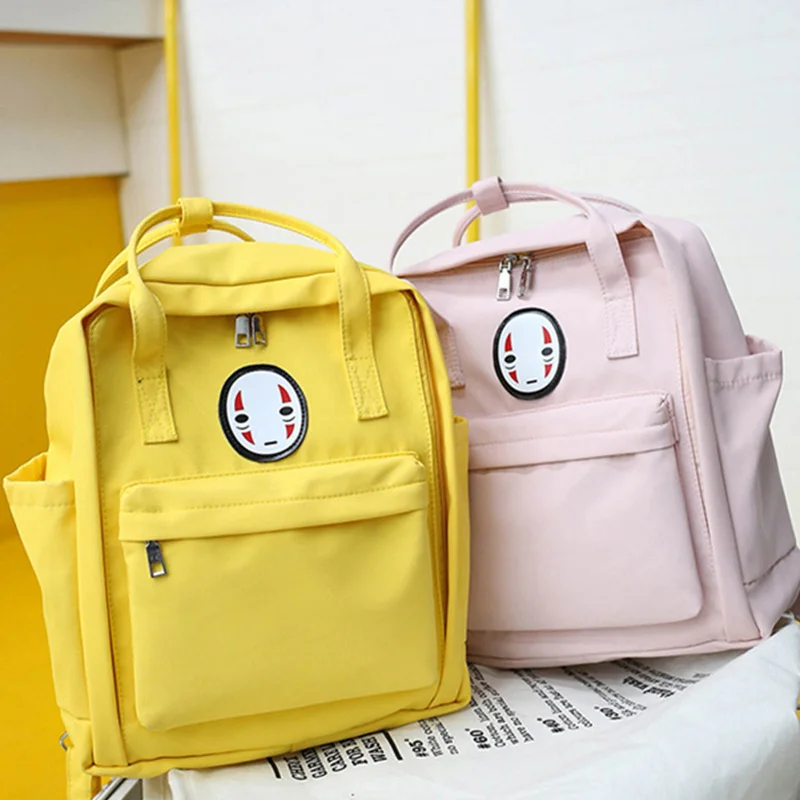 Женский рюкзак с принтом, сумка для женщин, большой школьный рюкзак для ноутбука, для колледжа, студенческие сумки, дорожная сумка, Mochila, желтый
