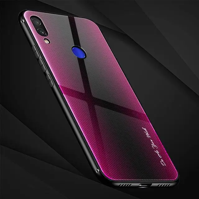 Чехол из закаленного стекла для ASUS Zenfone Max Pro M1 ZB601KL ZB602KL M2 ZB631KL ZB633KL текстура градиентный чехол Чехол Capas Coque Funda - Цвет: 4