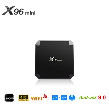 

Android Box X96 mini 1G 8G 4K Iptv Android 7.1 Smart TV Box Amlogic S905W Quad Core 2.4GHz WiFi