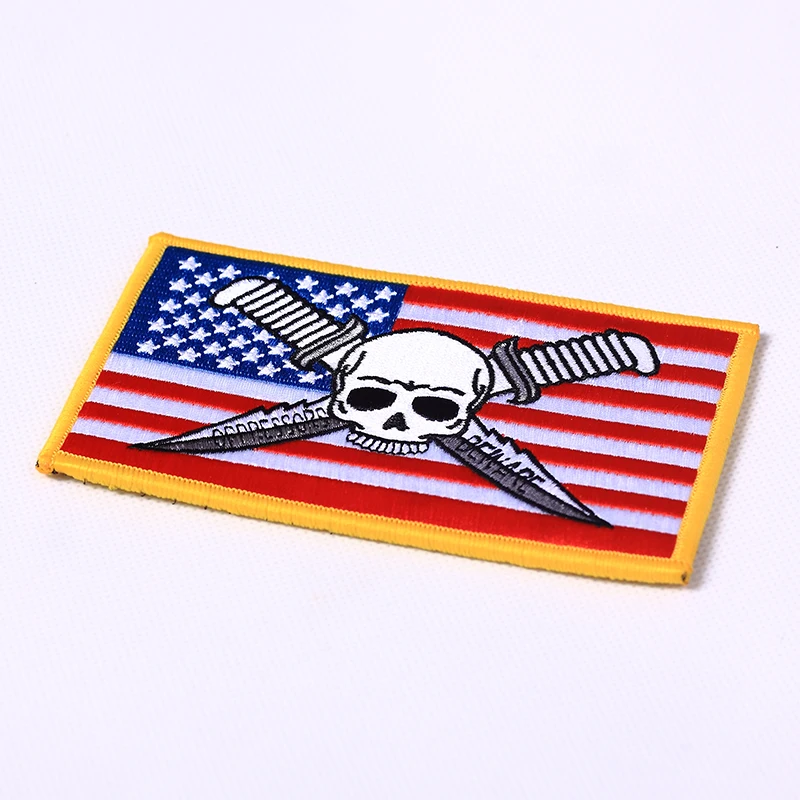 Embroidery Patch TSNK Patch "US FLAG /CAG/ " Tactical Badge Patch Armlet/Badge/Shoulder Vest