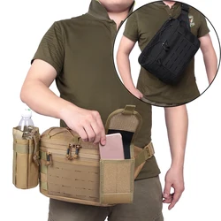 Bolso de hombro táctico para deportes al aire libre, mochila militar EDC Molle, para senderismo, escalada, pesca y caza