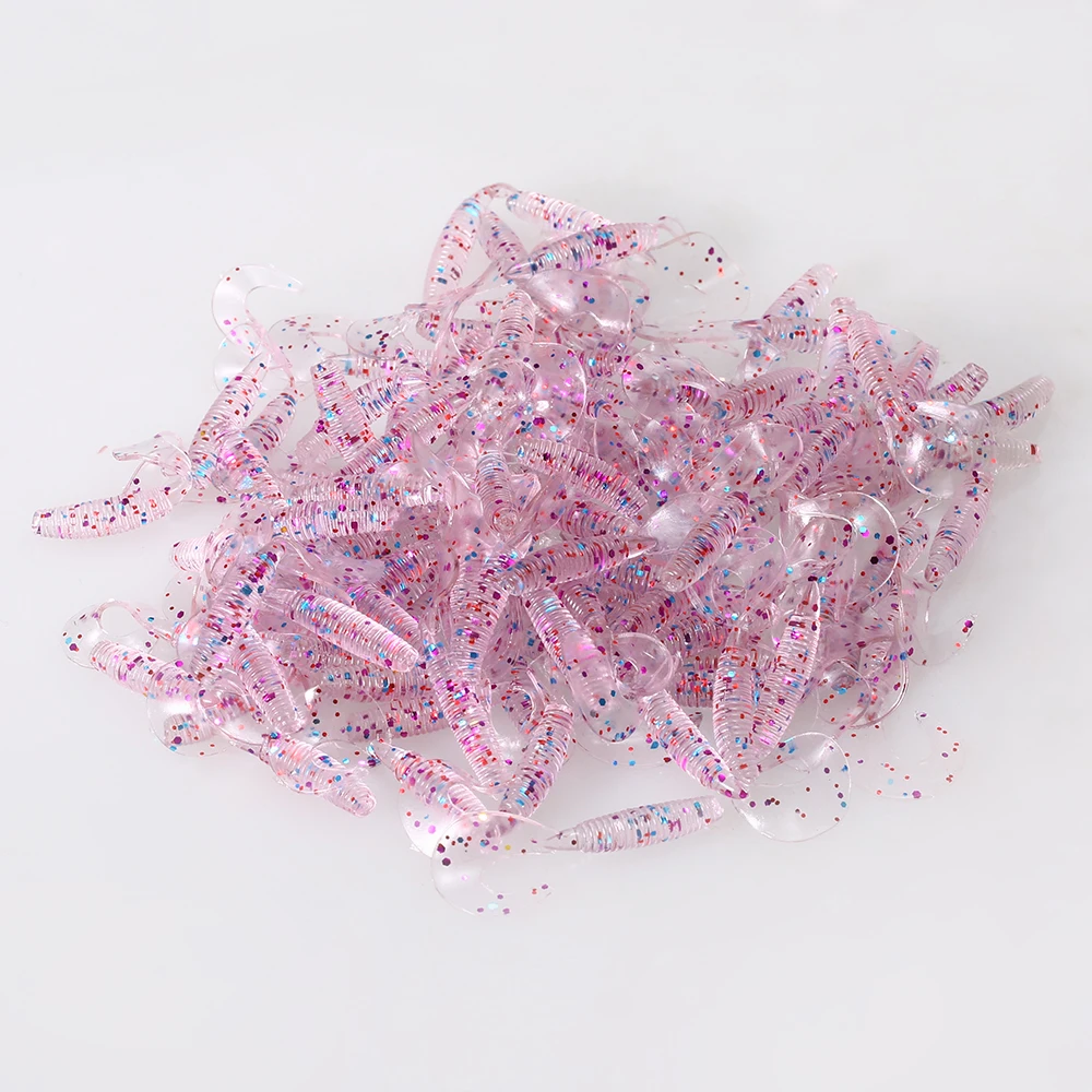 100 Pcs/lot Fishing Lures 40mm 0.4g Wobblers Carp Fishing Soft Bait Swimbait Tail Grub Lures Silicone Artificial Fishing Tackle 100 Pcs/lot Fishing Lures 40mm 0.4g Wobblers Carp Fishing Soft Bait Swimbait Tail Grub Lures Silicone Artificial Fishing Tackle