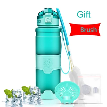 

ZORRI Water Bottle Lemon Fruit Infuser Water Bottle Shaker Bicycle Travel Bottles botella de agua con filtro gourde borraccia