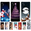 Coque arrière en silicone Tpu souple pour Xiaomi, 6.47 pouces, pour Mi Note 10 Lite, hiver, neige, noël, bonne année ► Photo 1/6