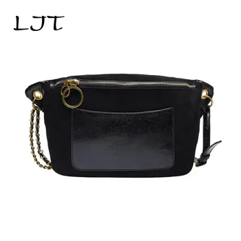 

New Wild Frosted Chain Crossbody Bag Female 2020 Stylish Texture Large Capacity Caddle Bag for Women Vintage Handbag and Purse