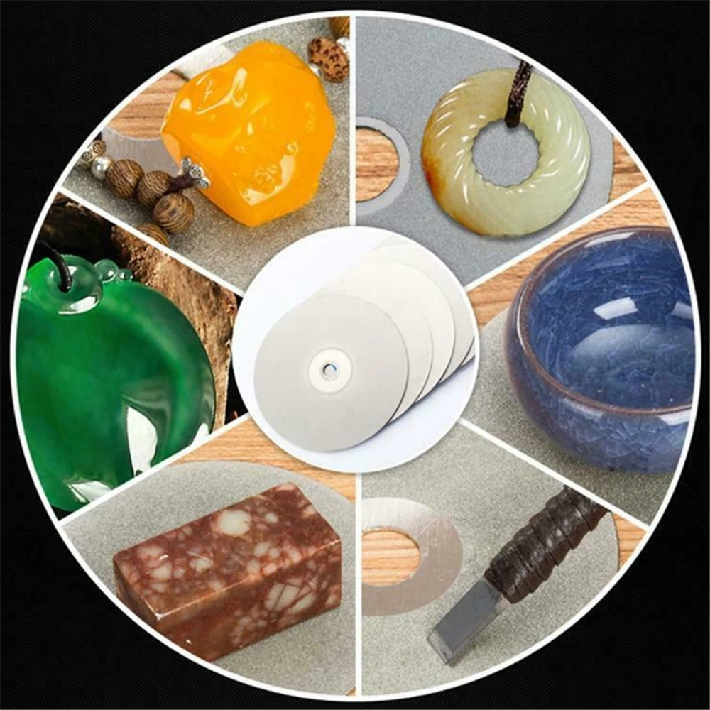 200 mm*12.7 mm 150#~3000# Angle Grinder Diamond Polishing Grinding Cut Off Discs Wheel Glass Cutting Blade Rotary Abrasive Tools