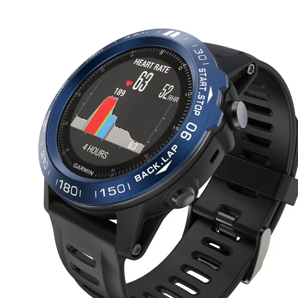 Клейкая Крышка для часов металлический чехол с защитой от царапин Garmin Fenix 5X /5X Plus