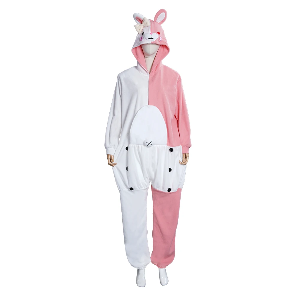 Danganronpa Dangan Pajamas - Monokuma Monomi Cosplay Costume Jumpsuit