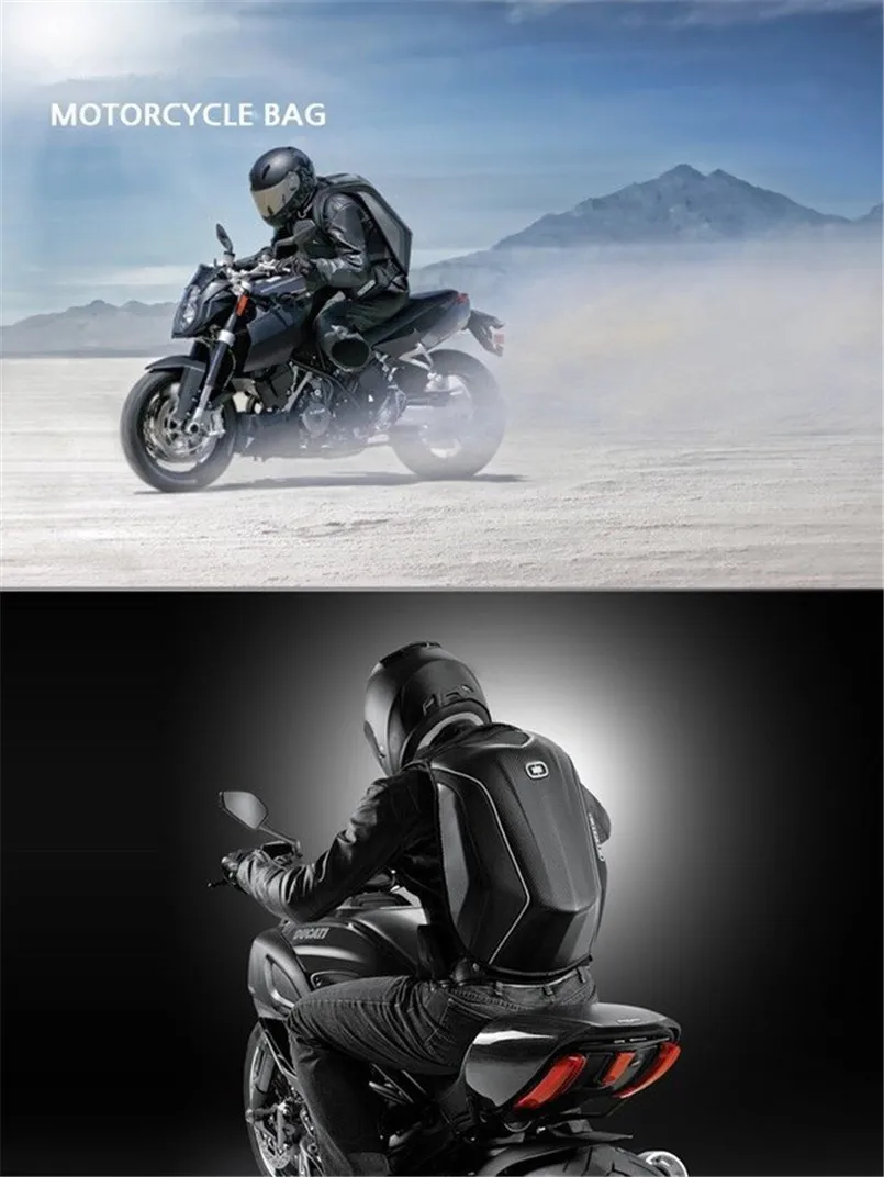 OGIO Mach 3 мотоциклетный рюкзак Водонепроницаемый для Yamaha из углеродного волокна мотоциклетная Сумка для езды на мотоцикле мотокросса багажные сумки
