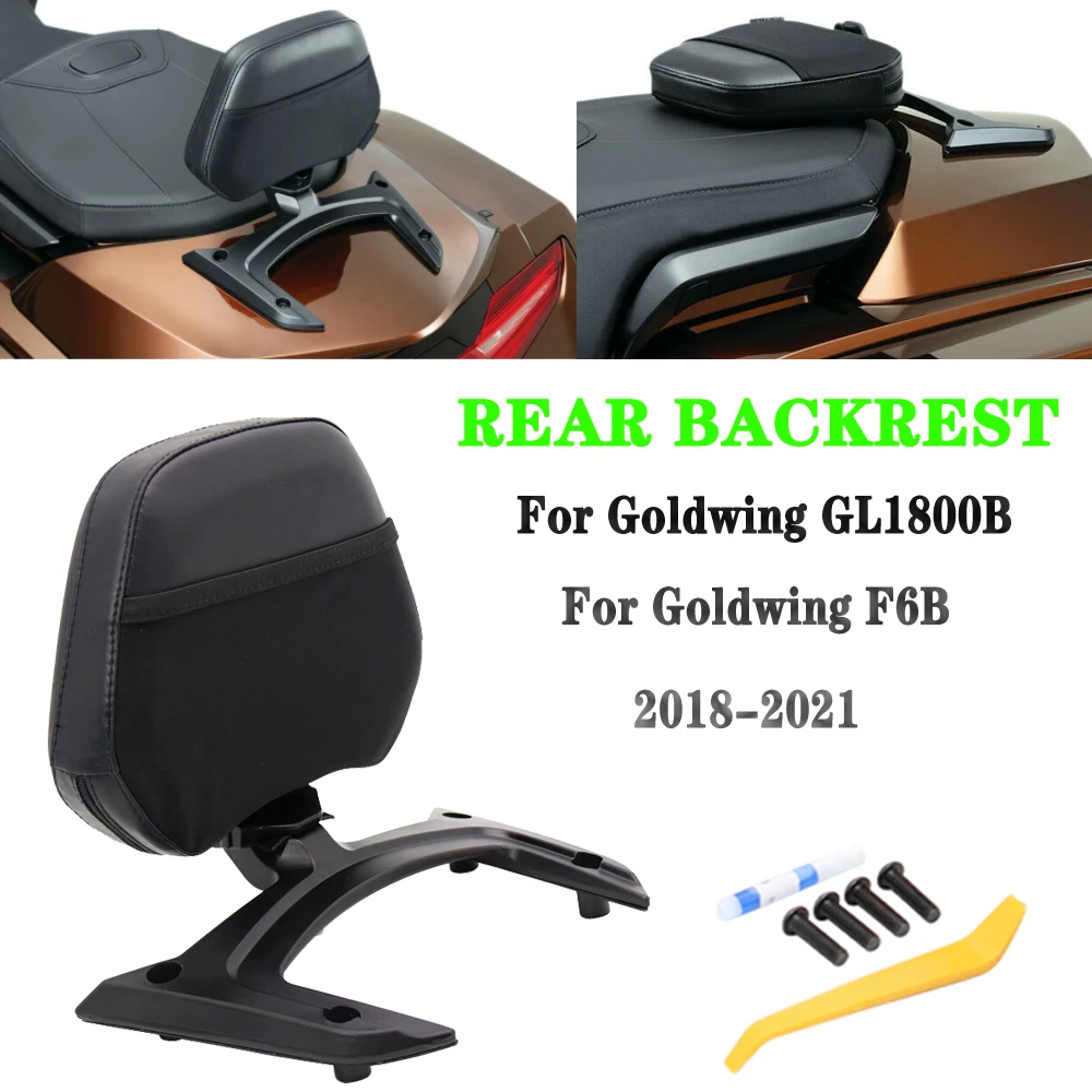 

For Honda Gold Wing Goldwing GL 1800 GL1800 F6B Tour 2018 - 2021 Motorcycle Passenger Seat Rear Backrest Cushion Back Rest Pad