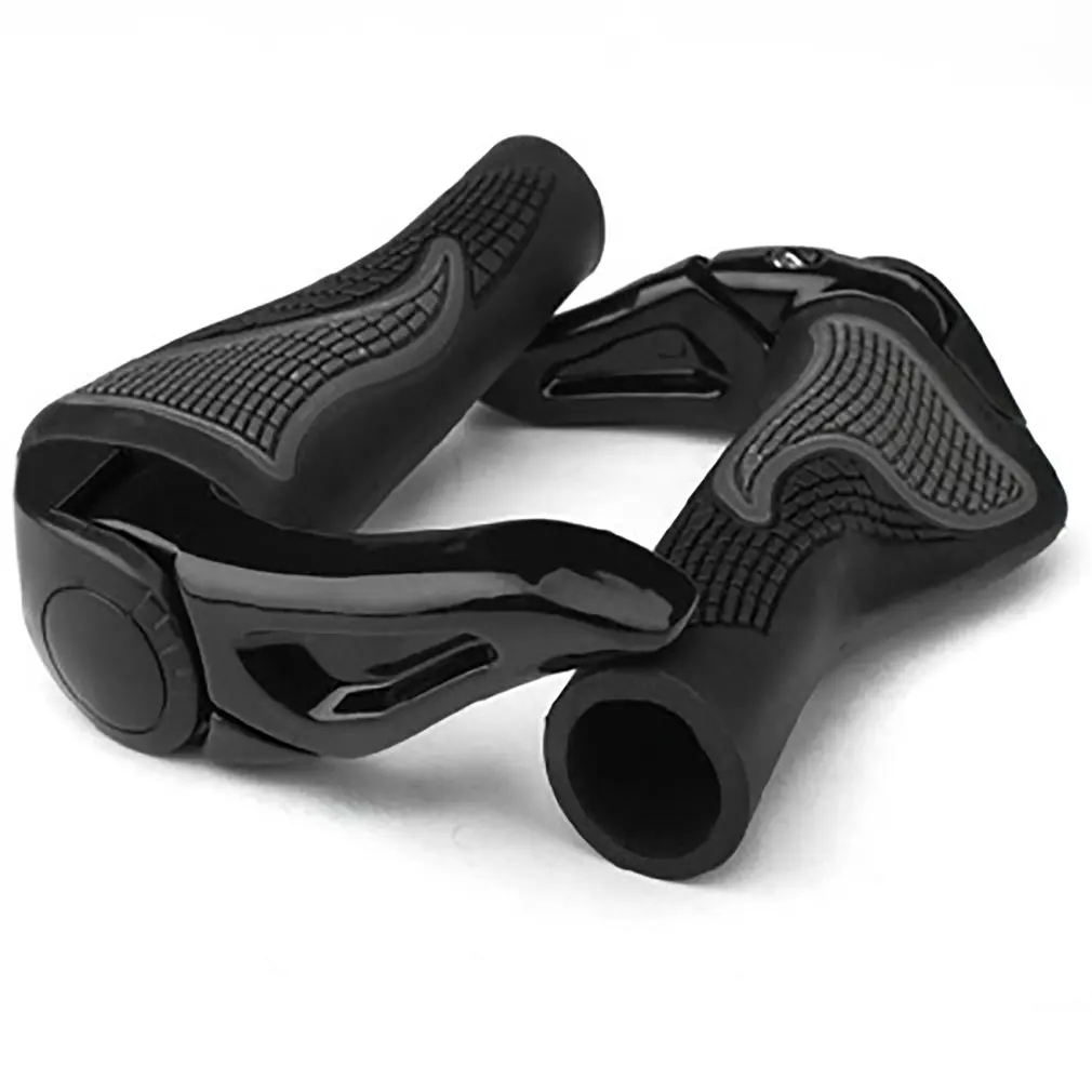 

Bike Grips Rubber Ergonomic Design With Handlebar Ends Fits Mountain