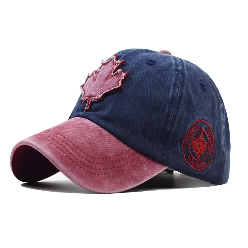 Canada Maple Leaf Emboridery Men Baseball Cap Women Snapback Bone Adjustable Hat Canada Maple Leaf Emboridery Men Baseball Cap Women Snapback Bone Adjustable Hat