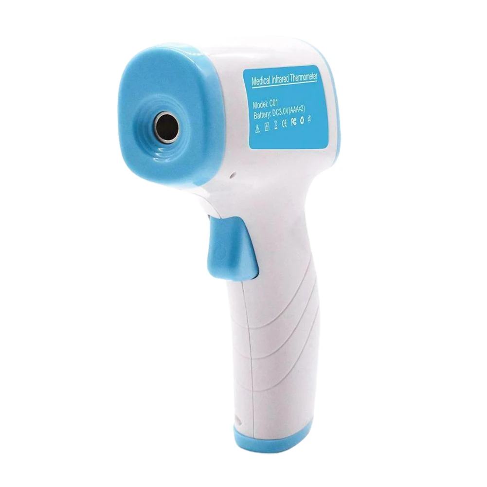 

Home Office LCD Digital Accurate Health Care Kids Adults Instant Readings Infrared Forehead Thermometer Backlight Non