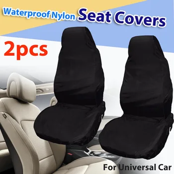

2pcs Front Universal Waterproof Nylon Car Van Auto Vehicle Seat Cover Protector