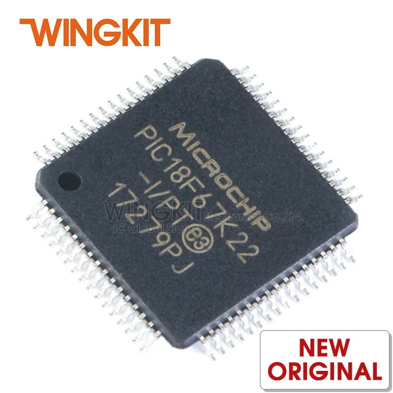 1 шт. PIC18F67K22-I/герметизирующая ptfe-лента для TQFP64 PIC18F67K22-I PIC18F67K22 PIC18F TQFP-64 32-битный Flash