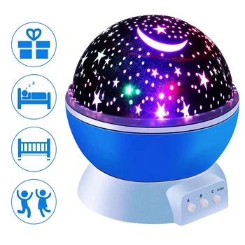 

Stars Starry Sky LED Night Light Projector Moon Lamp Battery USB Kids Gifts Children Bedroom Lamp Projection Lamp