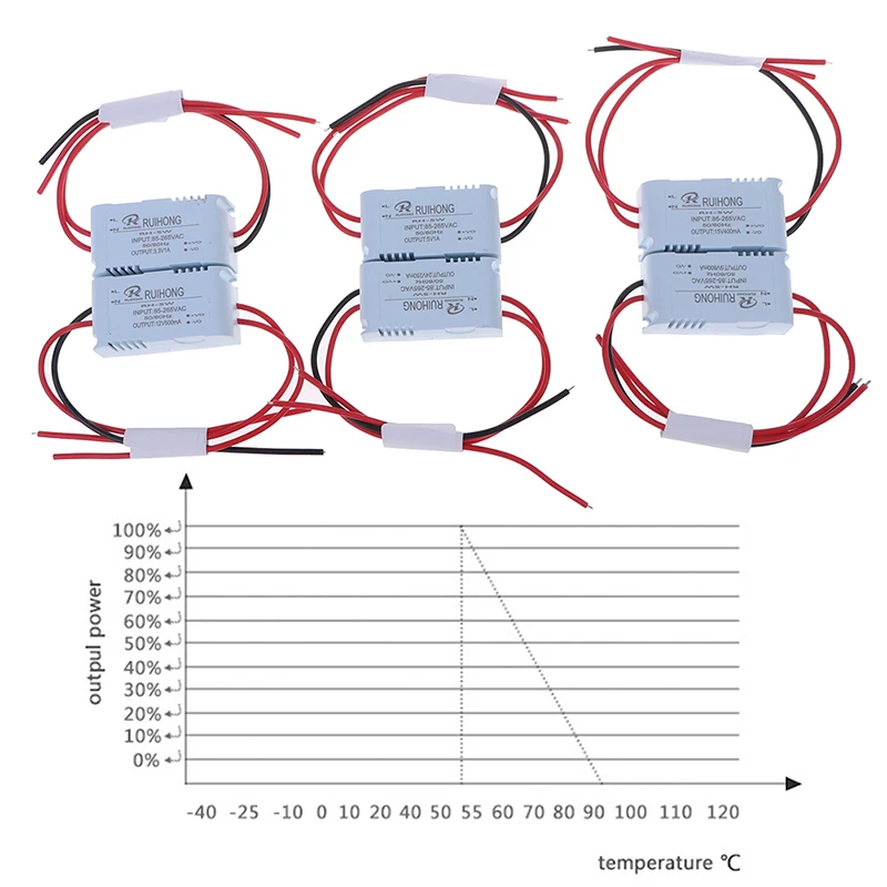 1 шт. мини ac-dc модуль питания AC 1A 5 Вт 220 В DC 3 в 5 в 9 в 12 В 15 в 24 В преобразования