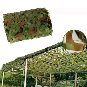 

Outdoor Military Hunting Blind Camo Netting CS Games HideMesh Netting Beach Sun Shelter Car Cover Decoration Size Customized