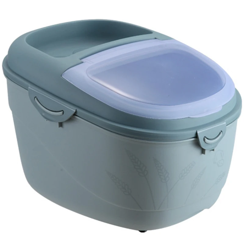 

ABUI-New Storage Box Plastic Sealed Container Rice Dried Food Cereal Dispenser Storage Case