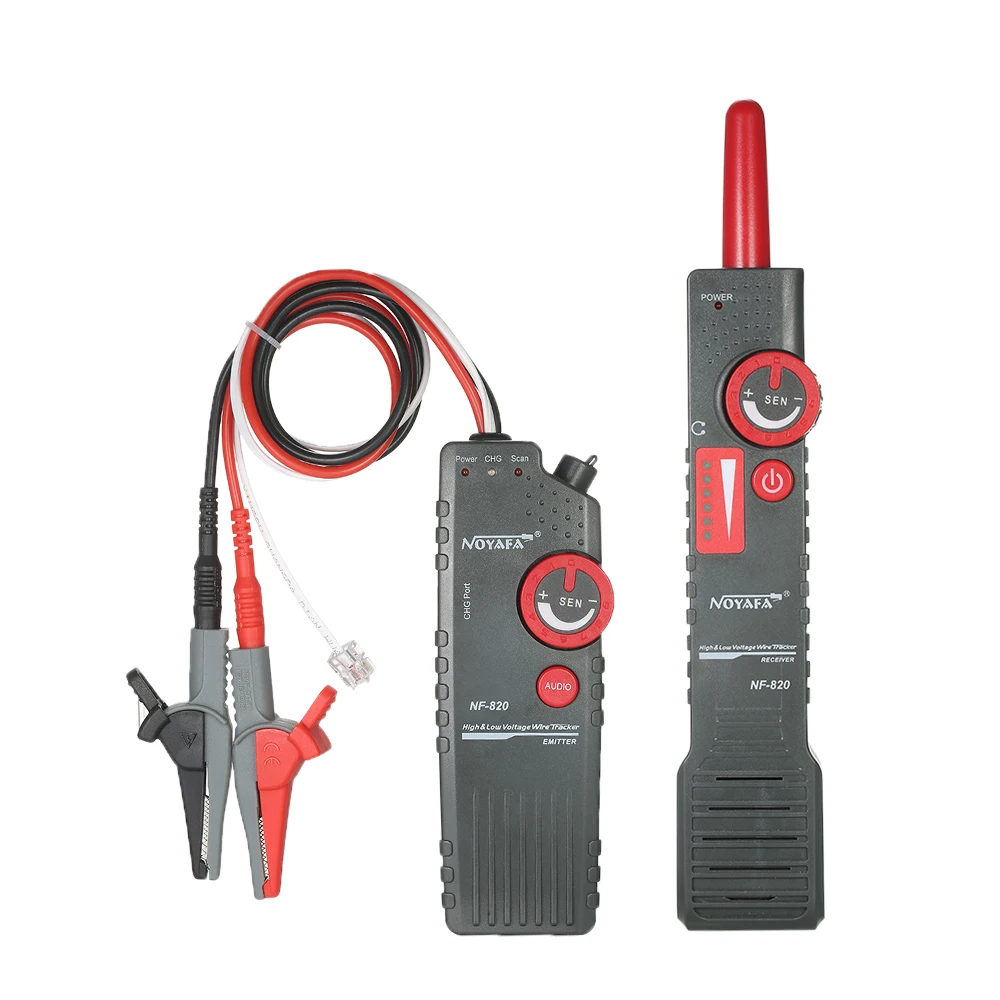 

New NF-820 RJ45 RJ11 BNC Tester High & Low Voltage Cable tester Underground Cable Finder Anti-Interference Wire Tracker