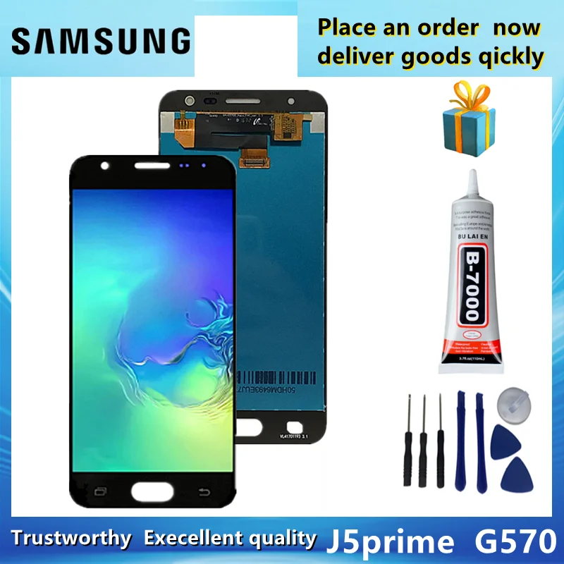 for Samsung Galaxy J5 Prime G570 G570F On5 2016 G5700 G571 LCD Display