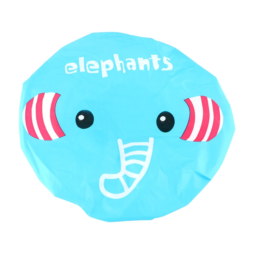 NICEYARD Owl Elephant Panda Household Merchandises Bath Hair Caps Shower Caps Lace Elastic Band Cute Cartoon Animal Shower Hat