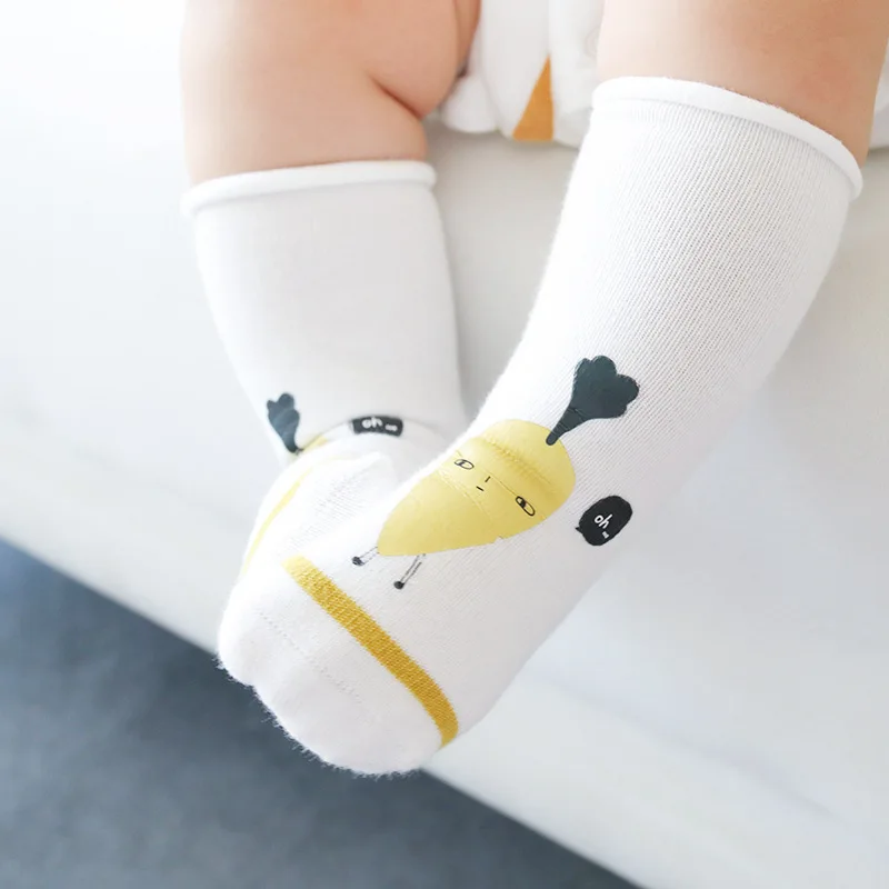 

Autumn And Winter Baby Thigh High Socks Children Relent Hose Baby Socks Cartoon Printed Thin Cotton 0-1-Year-Old Newborns Socks