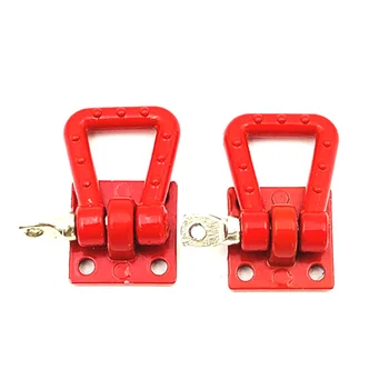 

1 Set RC Products 1/10 RC Rock Crawler Scale Red Winch Shackles Trailer Hook for SCX10 94180 D90 634F TRX4