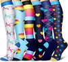 Chaussettes de sport à Compression pour hommes et femmes, 3/5/6/7 paires/ensemble, cadeau d'anniversaire, vente en gros ► Photo 2/6