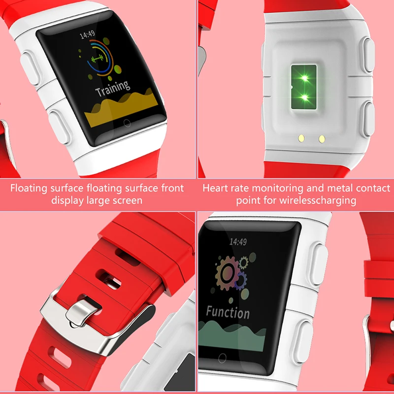 Smart Watch KIDS IP68 Waterproof Touch Fitness Tracker Blood Pressure Smart Clock Women Long Standby Time Smartwatch for student