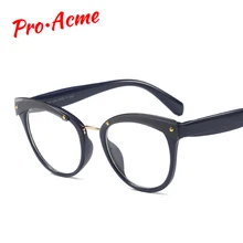 Pro Acme, кошачий глаз, оправа для очков для женщин, трендовые стили, фирменный дизайн, оптические компьютерные очки, чистые прозрачные очки PC1289