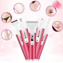 Best Price 5 in 1 Epilator Female Eyebrow Trimmer Epilator Shaver For Hair Removal Epilator Face depilador Female Bikini Depilatory