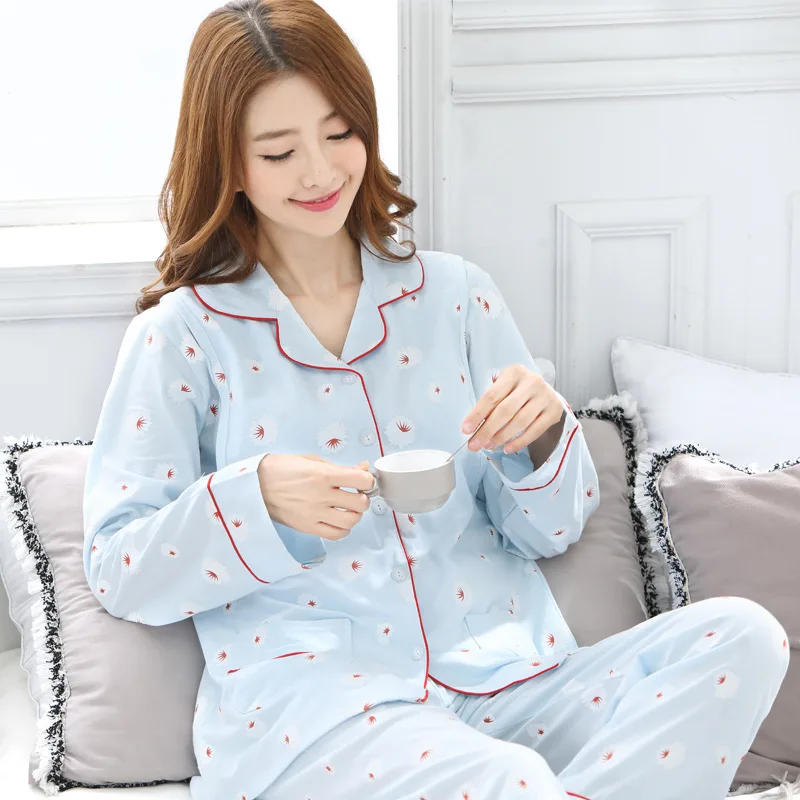 Pajama Lactancia Suit for Breastfeeding Women Pregnant Pajamas Set for Pregnant Women Maternity Nursing Nightwear