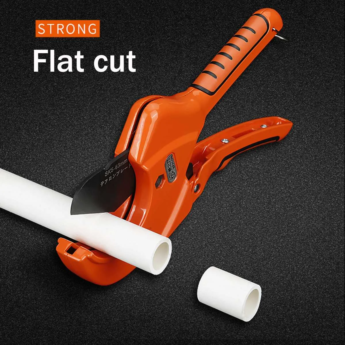 Pipe Cutter PVC Hose Cutting Aluminum Alloy Body Ratchet Scissors Tube Cutter Steel Blade PVC/PU