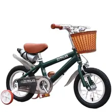 Bicicleta para niños de 12/14/16/18 pulgadas, bicicleta retro de estilo británico para niños de 2 a 10 años, bicicleta para estudiantes con cesta