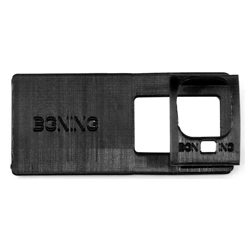 BGNing TPU 3d-печатный карданный Адаптер для крепления к камере защитный кронштейн Ручной Стабилизатор боковая граница для GoPro Hero 8 - Цвет: Longer Black