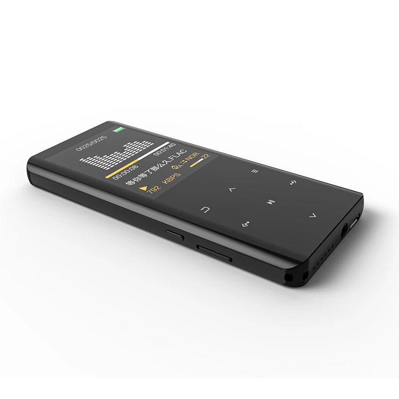 Leitor de Música com Alto-falante Fidelidade com Rádio de fm Registro de Voz Leitor de Mp3 32gb da Tela com Bluetooth Som sem Perdas de Alta Curvado 2.4 5.0 - Image 2