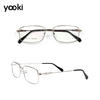 

Titanium Optical Glasses Frame Male Full Rim Square Eyewear For Women Men Ultra-light Flexible Myopia Eyeglasses EJ005-530