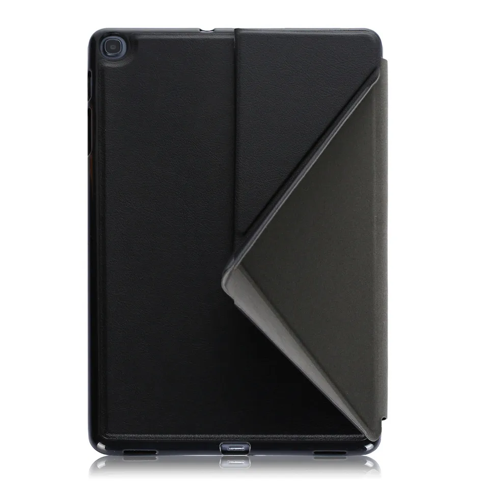 Чехол для Samsung Galaxy Tab A 10 1 2019 дюйма T510 T515 Женская Обложка тонкий 4 складной чехол из