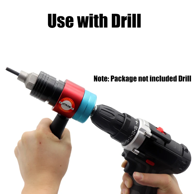 Skup Elektryczna nitownica do nitonakrętek Adapter automatyczne wkładka gwintowane Rivnut narzędzie do nakrętek nitowania M3 M4 M5 M6 M8 nakrętki