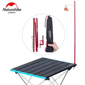 

Naturehike Outdoor Camping Folding Lamp Pole Portable Travel Lightweight Aluminum Alloy Picnic Tent Light Pole