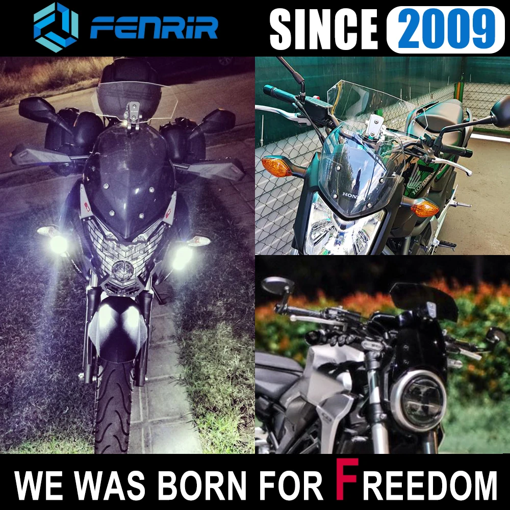 Лобовое стекло для Мотоцикла BMW F800r S1000xr R Nine T Kawasaki Honda CRF1000 CRF1100 NC750X NC700X Suzuki