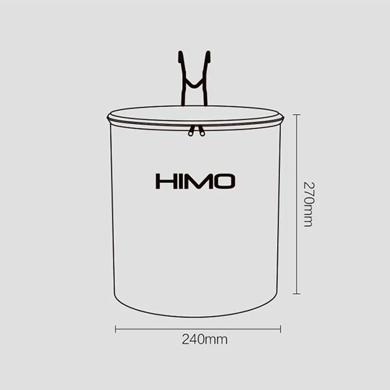 HIMO Передняя водонепроницаемая сумка для хранения с головкой для электрического скутера холщовая серия универсальная корзина Паньер с высокой емкостью 12 л