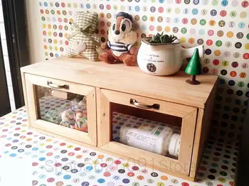 

Glass Drawer Wooden Boxes Store Content Box Drawers Storage Box Old So Solid Wood