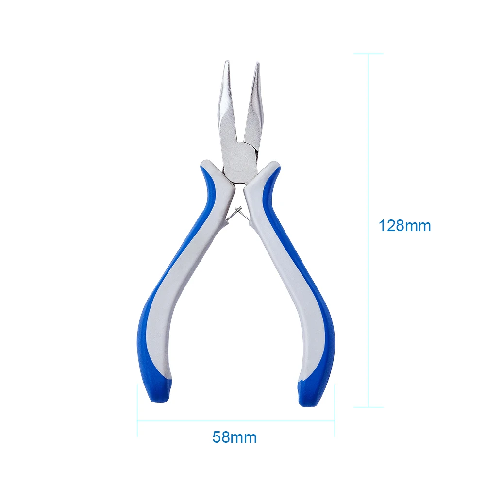 Ювелирные плоскогубцы, инструменты, набор оборудования, различные длинные плоскогубцы, кусачки для резки проволоки, плоскогубцы, инструменты для создания украшений - Цвет: Bent Nose Plier
