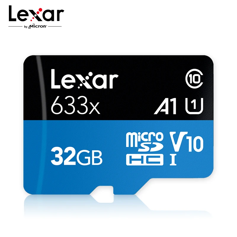 Lexar картой micro sd объемом 16 Гб оперативной памяти, 32 Гб встроенной памяти, 64 ГБ 128 ГБ 256 ГБ 95 МБ/с. 512 карта SDXC/SDHC флэш-карта памяти micro sd для Gopro DJI/nintendo переключатель - Емкость: 32 Гб