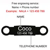 Reflective Cat Safety Buckle Collar Adjustable Custom Personalized ID Free Engraving Nylon Puppy Kittens Necklace 2
