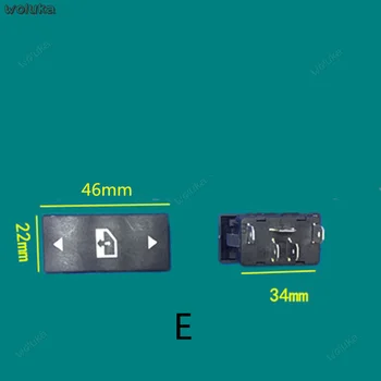 

Universal modified car glass lifter switch window button switch power window lift switch up and down button CD50 Q04