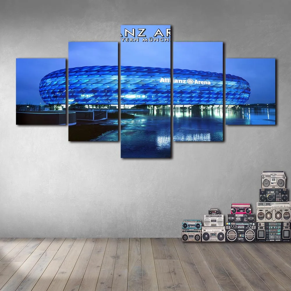 Allianz Arena St картина постер на стену современный Стиль Печать холст искусство
